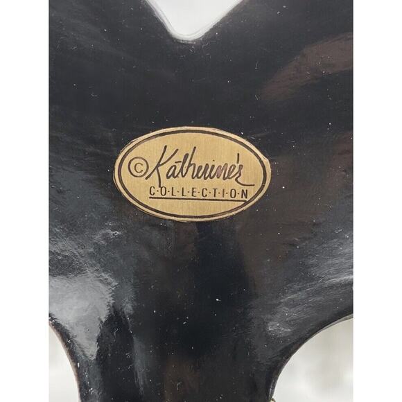 Katherine’s Collection Mask Masquerade Mardi Gras Fairy Gold Sequins Flowers - Picture 9 of 16